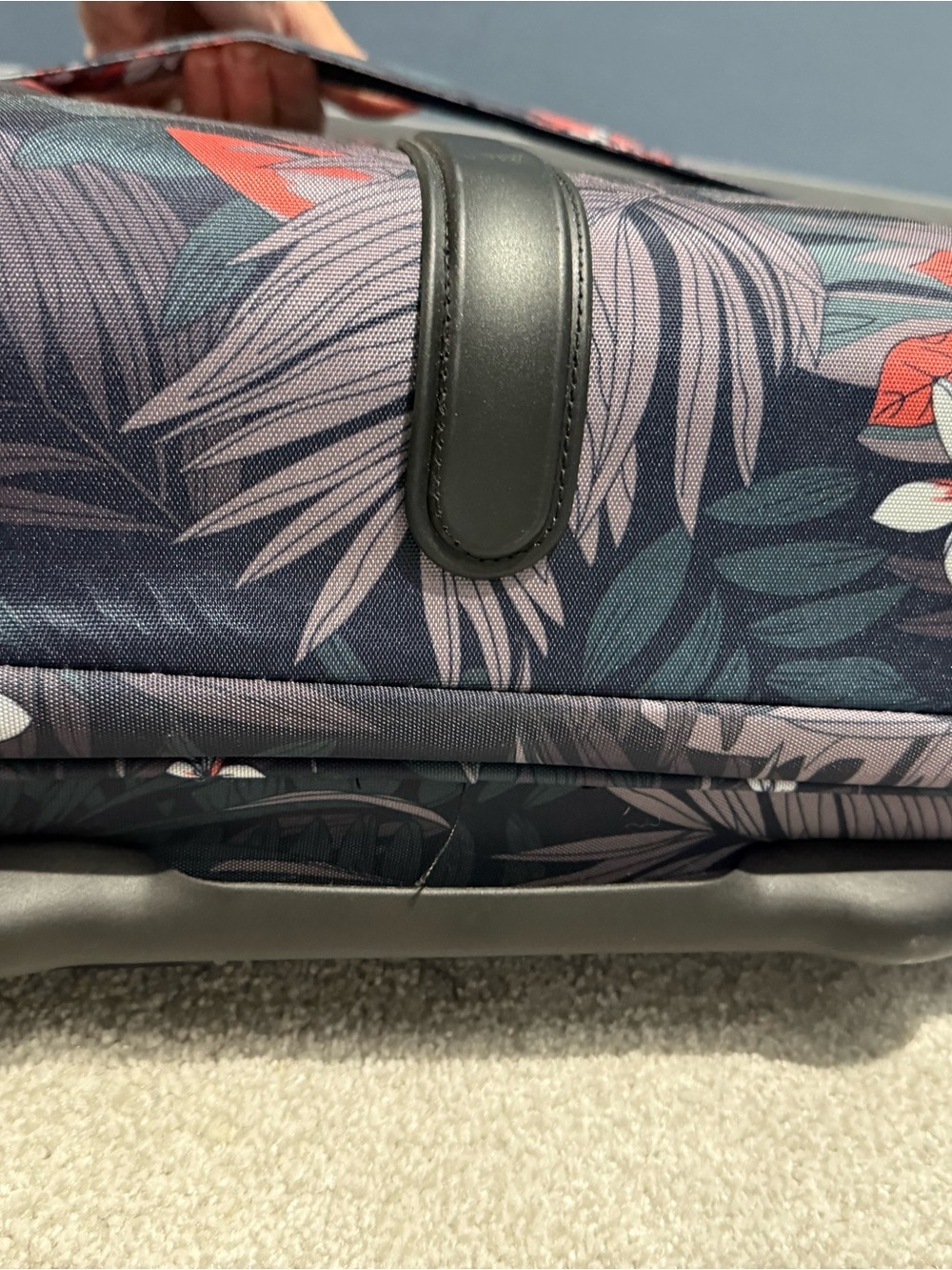 VANKEAN Rolling Laptop Case Premium Rolling Travel Luggage Bag Floral RFID - Picture 11 of 14